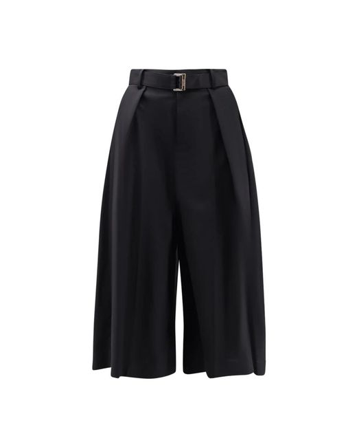 Sacai Black Casual Shorts