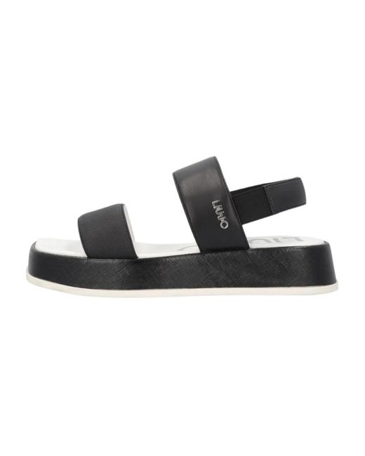 Liu Jo Black Flat Sandals