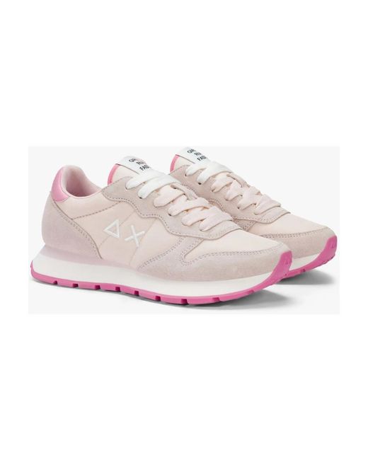 Sun 68 Pink Sneakers