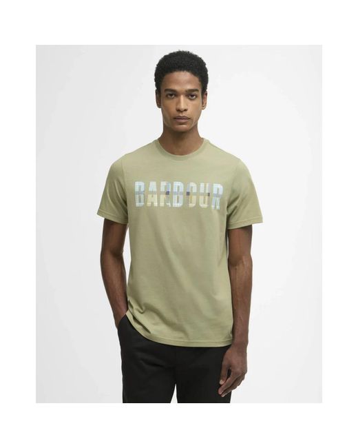 Barbour Green T-Shirts for men