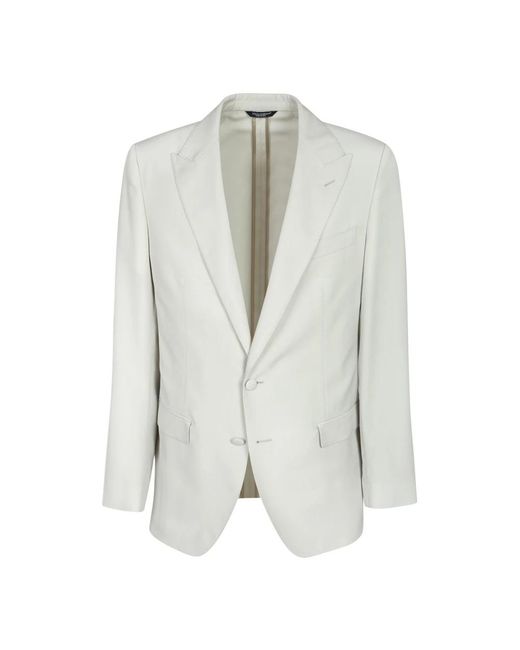 Dolce & Gabbana Gray Blazers for men