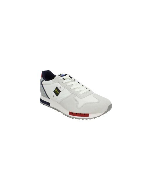 Blauer Turnschuhe in White für Herren