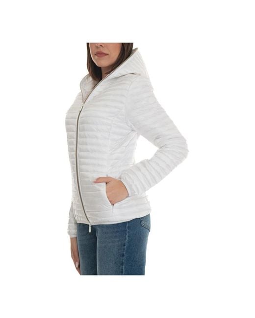 Save The Duck Gray Light Jackets