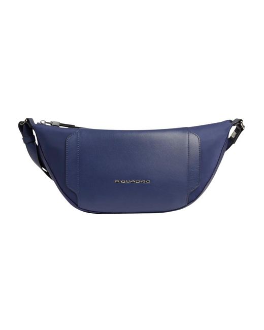 Piquadro Blue Shoulder Bags