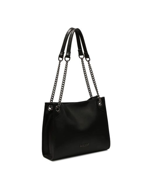 Kazar Black Schultertasche Mit Schiebe-Kette