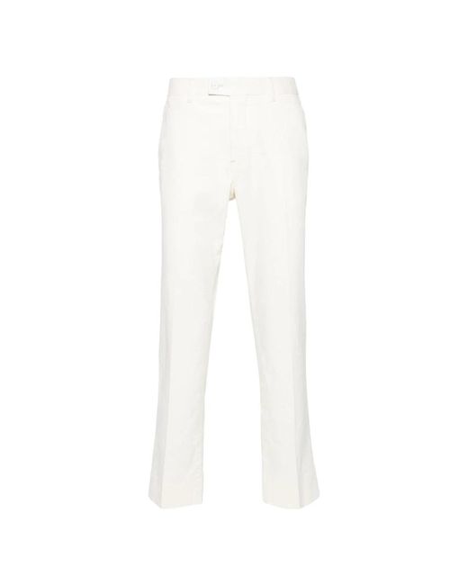 J.Lindeberg Weiße leinen stretch casual hose in White für Herren