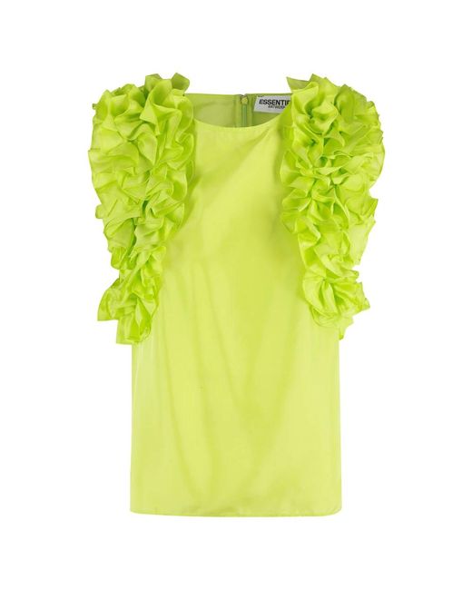 Sleeveless Tops Essentiel Antwerp de color Green