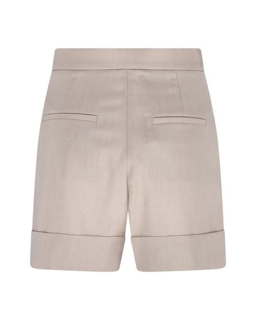 Max Mara Gray Short Shorts