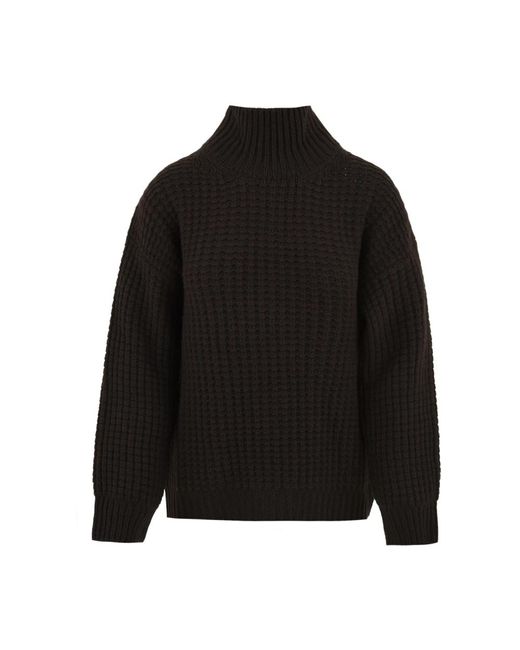 Douuod Woman Black Turtlenecks