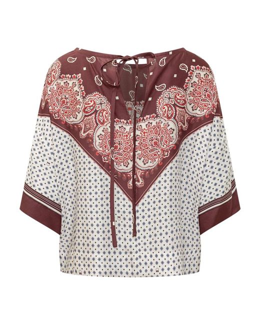 Pinko Betsy Blouse in het Red