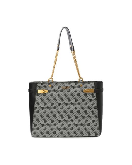 Guess Gray Shopping Bags