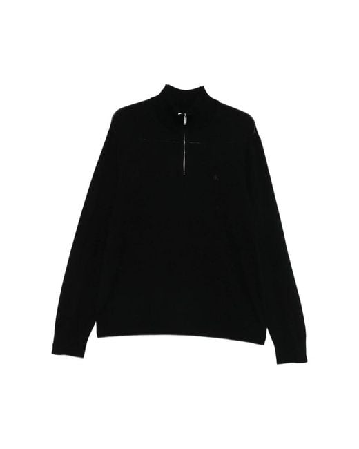 Calvin Klein Black Turtlenecks for men