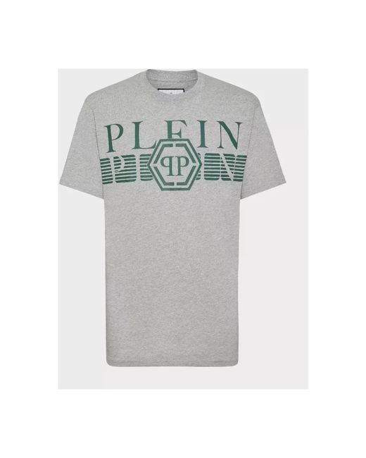 Philipp Plein Gray T-Shirts for men