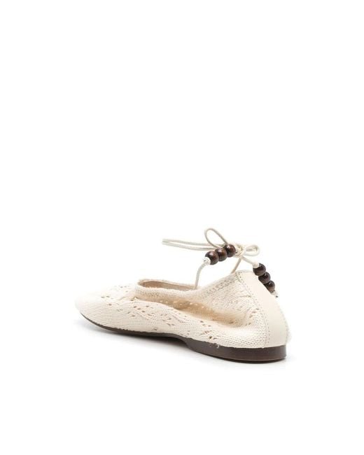 Alohas Natural Ballerina Shoes