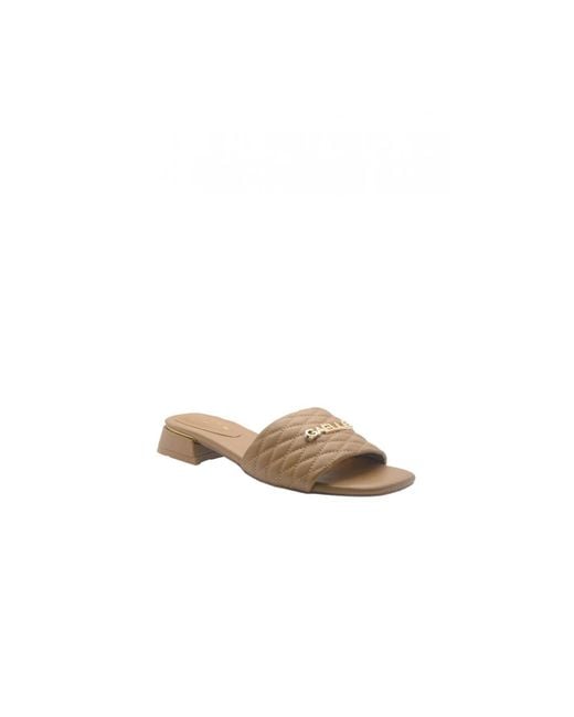 Gaelle Paris Natural Heeled Mules