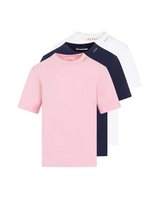 T-shirts Marni de color Pink