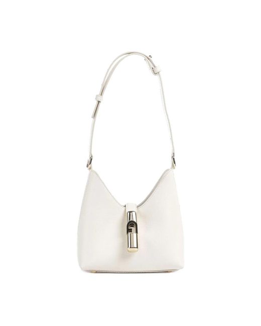 Furla White Shoulder Bags