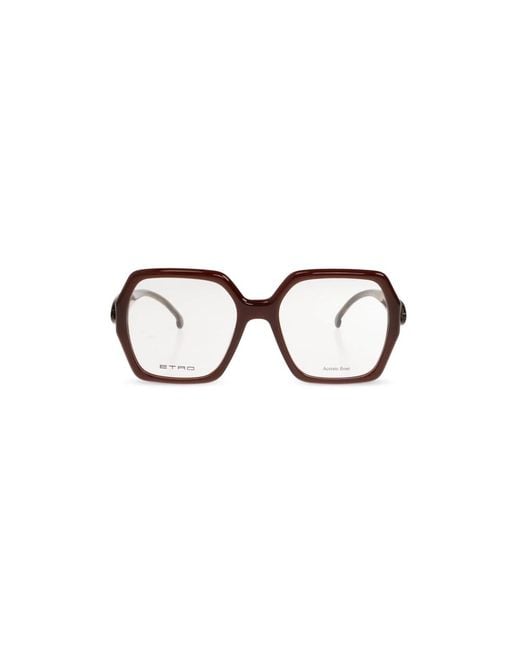 Glasses di Etro in Brown