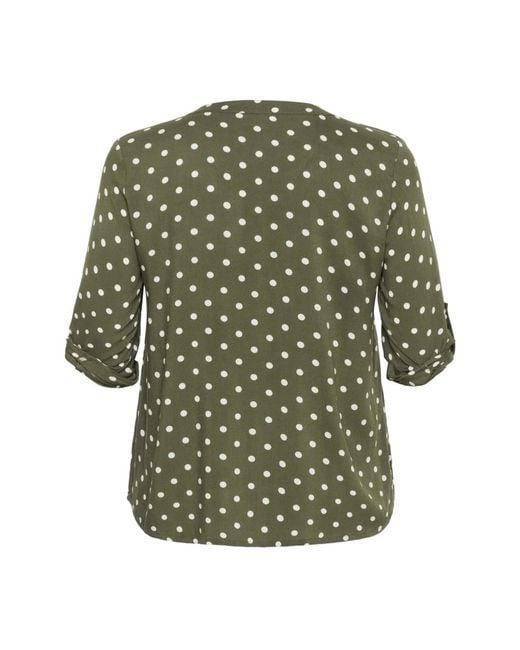 Kaffe Green Blouses