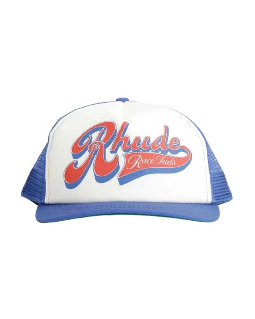 Rhude Blue Caps