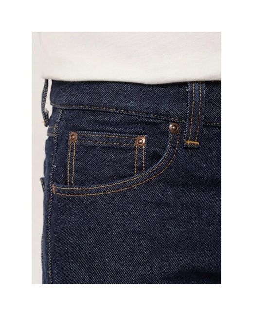 Nudie Jeans Blue Gritty Jackson Soaked Neps L32 for men