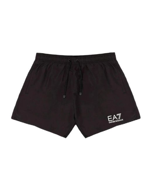 EA7 Black Beachwear for men