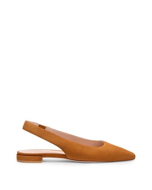 Stuart Weitzman Brown Ballerina Shoes