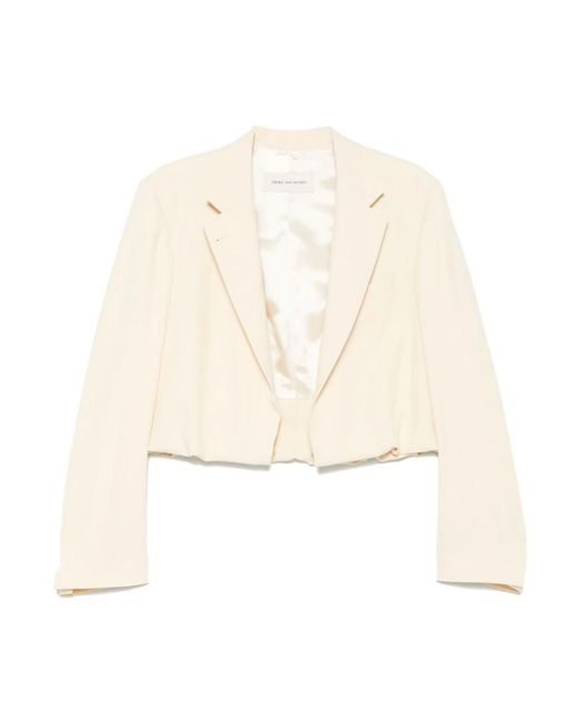 Dries Van Noten Natural Blazers