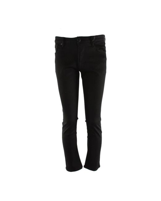 Armani Black Slim-Fit Trousers for men