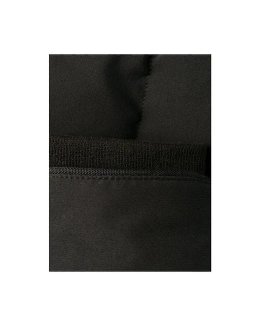 Canada Goose Zwarte Veren Gewatteerde Hoodie in het Black