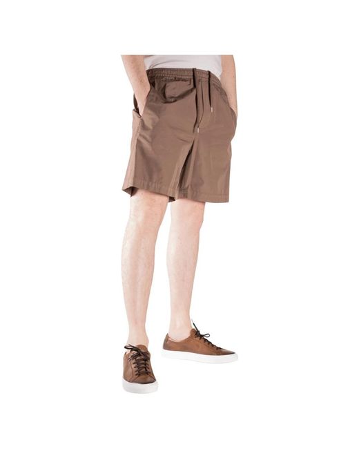 Mauro Grifoni Brown Casual Shorts for men