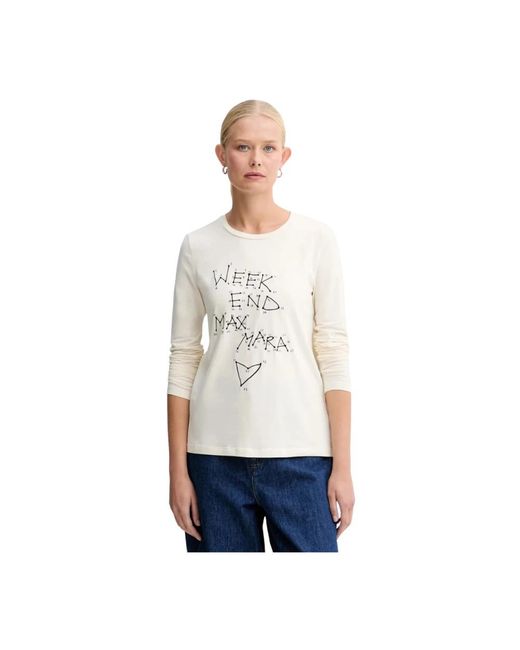 Max Mara White Long Sleeve Tops