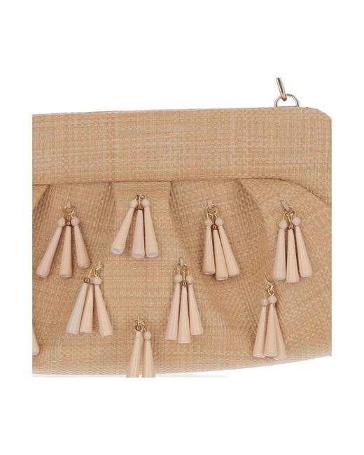 THEMOIRÈ Natural Perlen Tasche Mit Abnehmbarem Griff