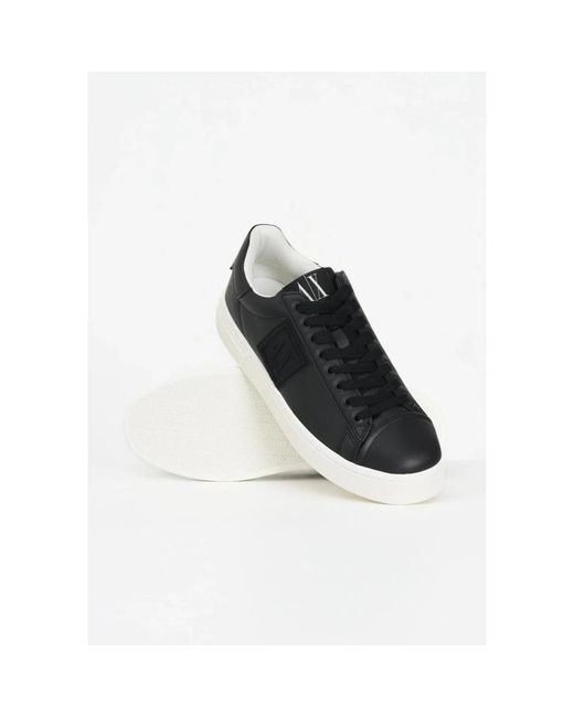 ARMANI EXCHANGE Black Sneakers for men