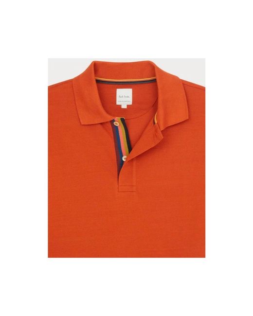 Paul Smith Orange Polo Shirts for men