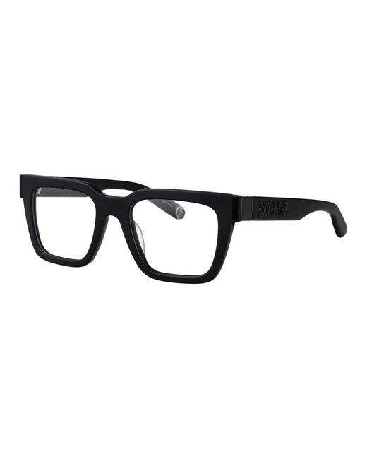 Philipp Plein Black Glasses for men