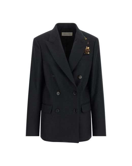 Dries Van Noten Black Blazers
