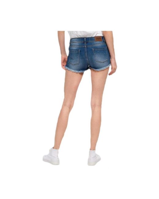 Superdry Blue Denim Shorts