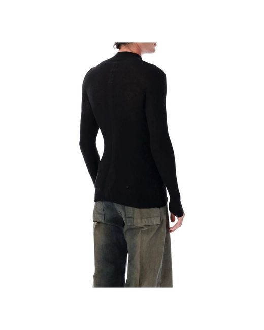 Rick Owens Black Turtlenecks for men