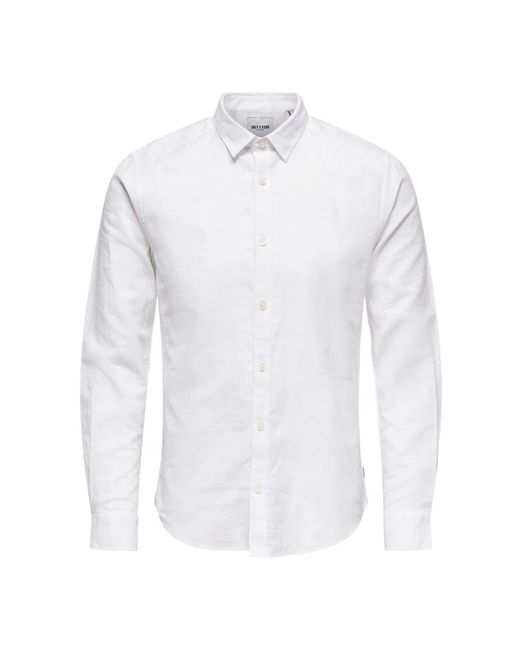 Formal Shirts Only & Sons de hombre de color White