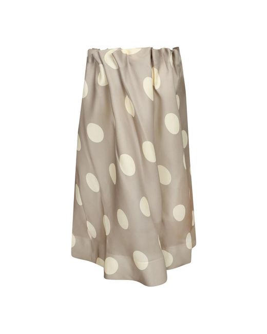 Khaite Natural Midi Skirts