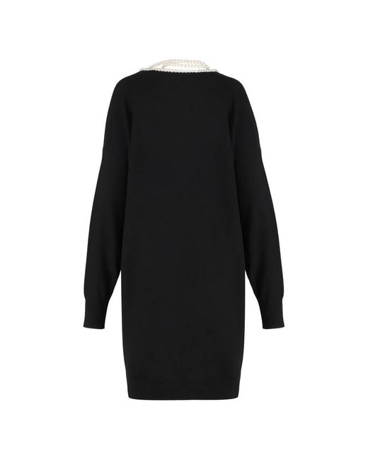 Zimmermann Black Elegantes Wollstrickkleid