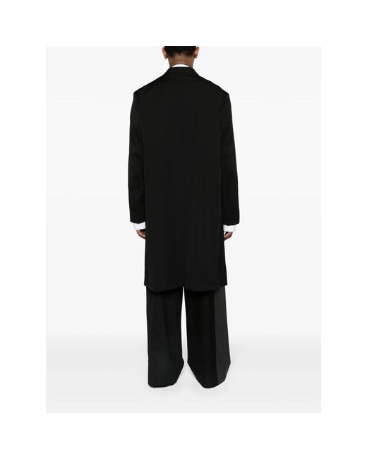 Yohji Yamamoto Single-breasted coats in Black für Herren