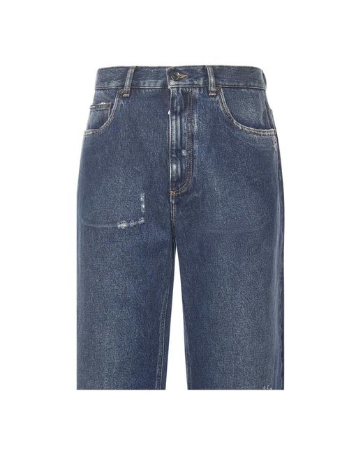 Dolce & Gabbana Blue Straight Jeans for men