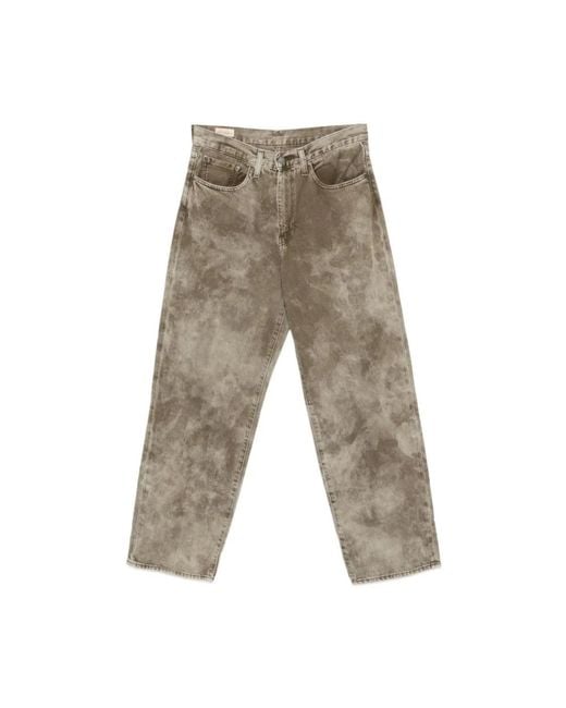 Levi's Gray Straight Jeans for men