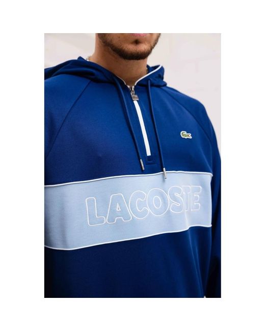 Lacoste Blue Hoodies for men