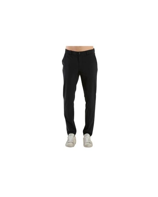 Slim-Fit Trousers di Rrd in Black da Uomo