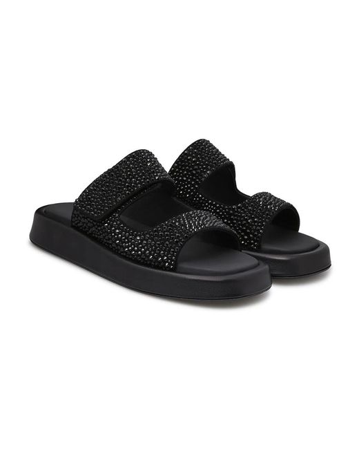 Loriblu Schoenen ,Zwart ,Sandaal in het Black