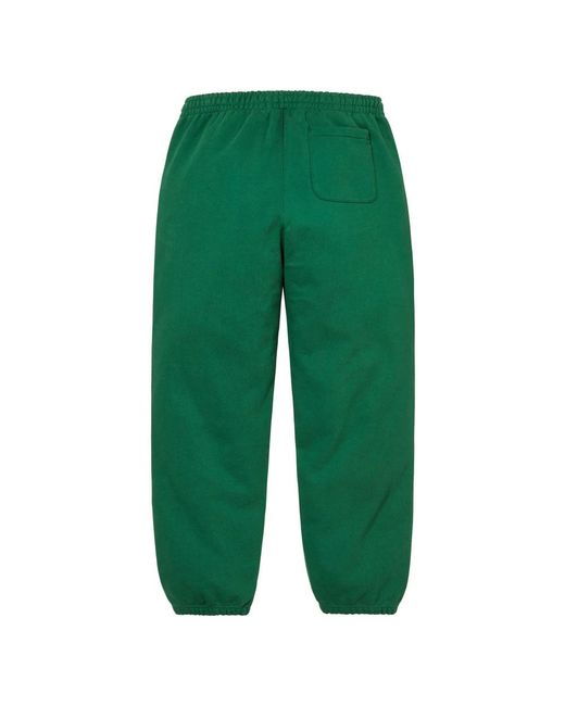 Supreme Green Sweatpants for men