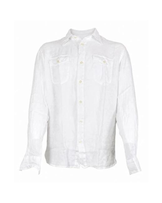Altea White Casual Shirts for men